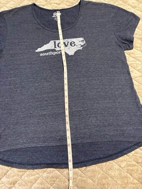 Blue 84 Navy 'Love Southport' Short Sleeve Tee - Picture 5 of 7